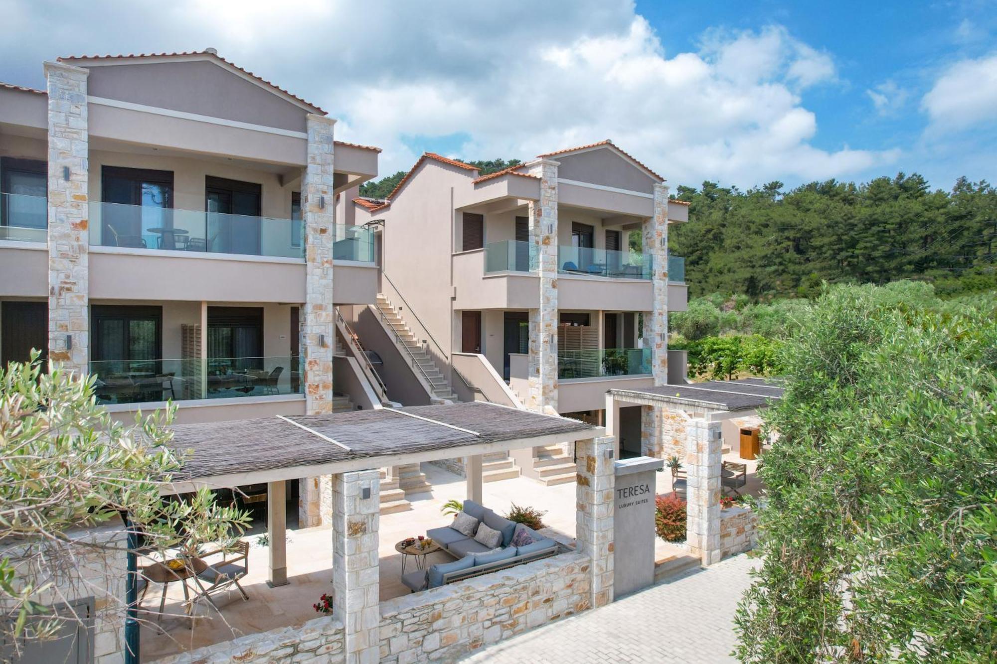 Villa Teresa Luxury Suites Limenas  Bagian luar foto